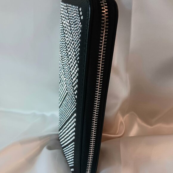 NEW - BOHO INSPIRED BLING BLACK ACCORDION WALLET🖤 - Picture 7 of 8